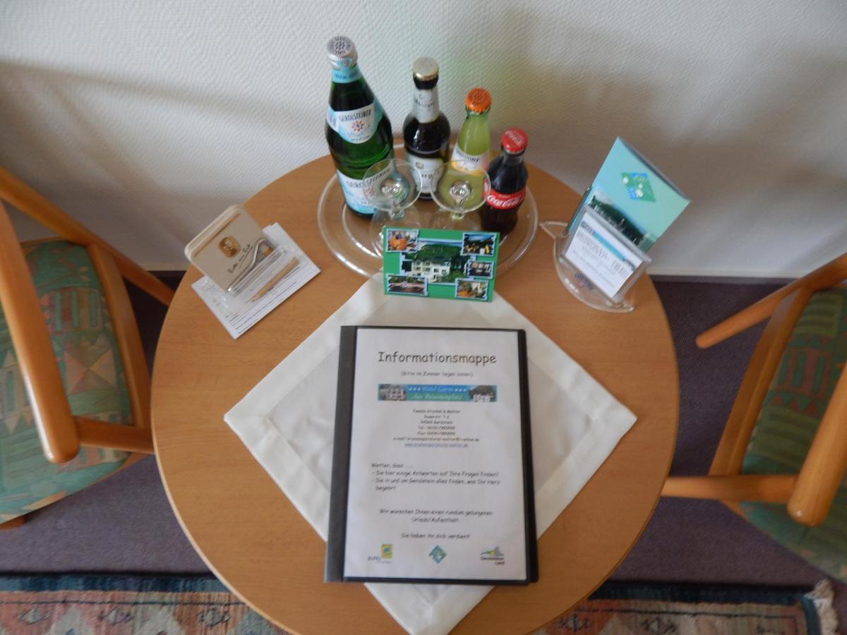 Hotel Garni Am Brunnenplatz 게롤슈타인 외부 사진